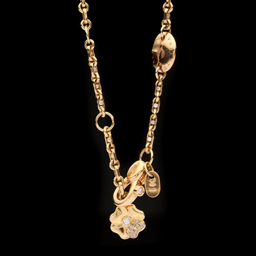 Valente Diamond Flower Necklace