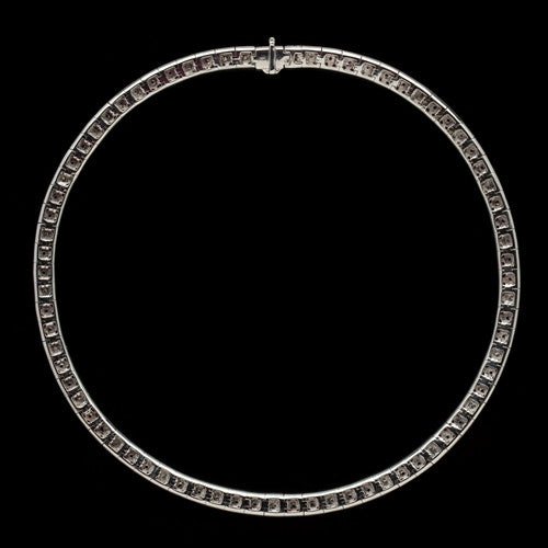 Salavetti Pink Sapphire & Diamond Necklace