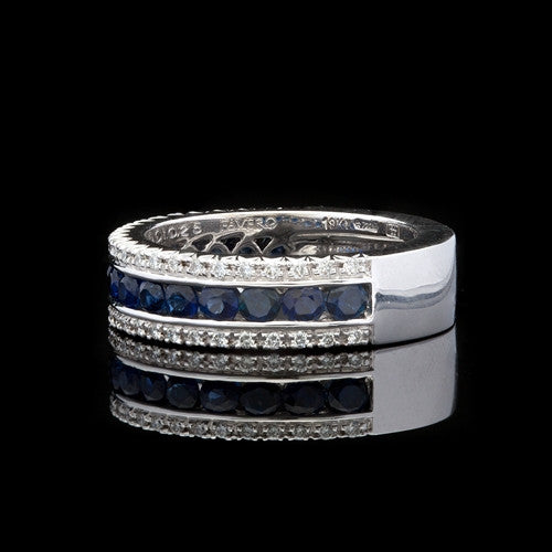 Favero Sapphire & Diamond Band Ring