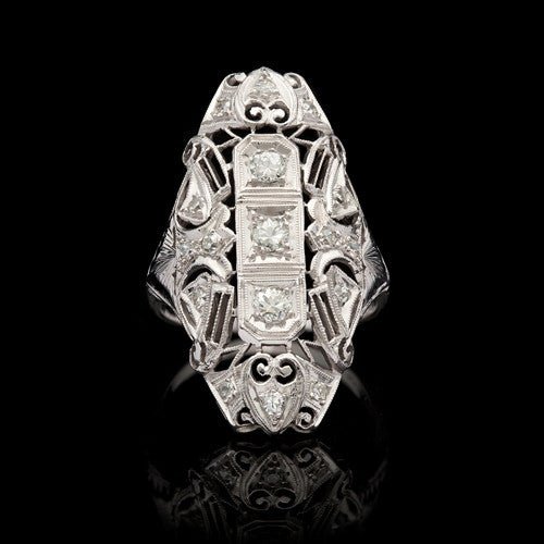 Vintage Diamond Dinner Ring