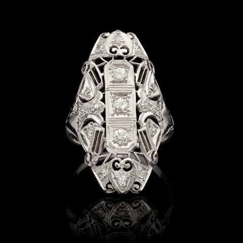 Vintage Diamond Dinner Ring