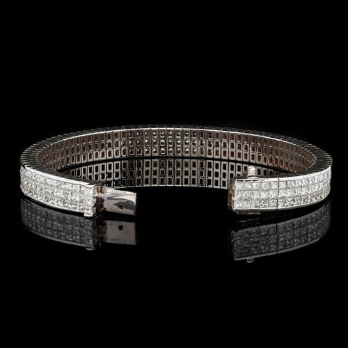 25.5ct tw Diamond 18Kt Bracelet