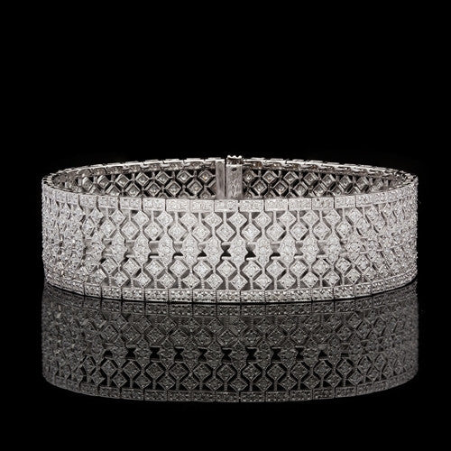 7.30ct tw Diamond 18Kt Bracelet