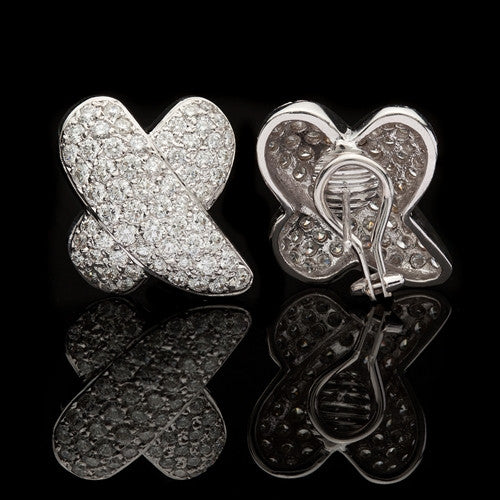 4.84ct tw Crossover Diamond Earrings