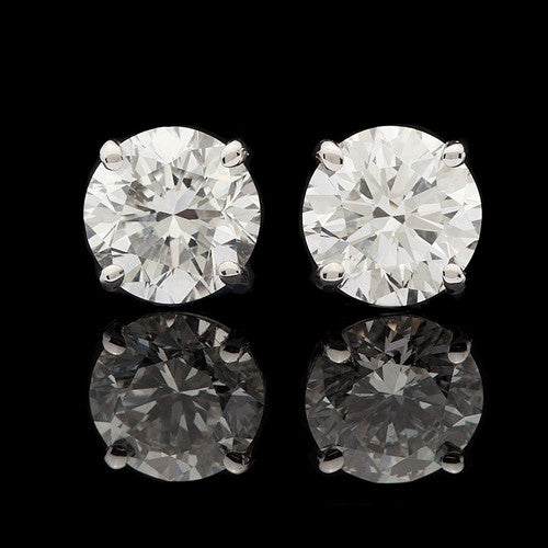 2.01ct tw Round Brilliant Diamond Studs