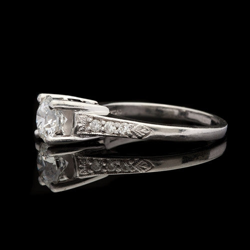 1.11ct tw Round GIA Diamond Ring