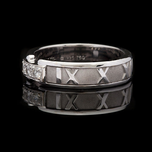Tiffany & Co. 18Kt Atlas Diamond Ring