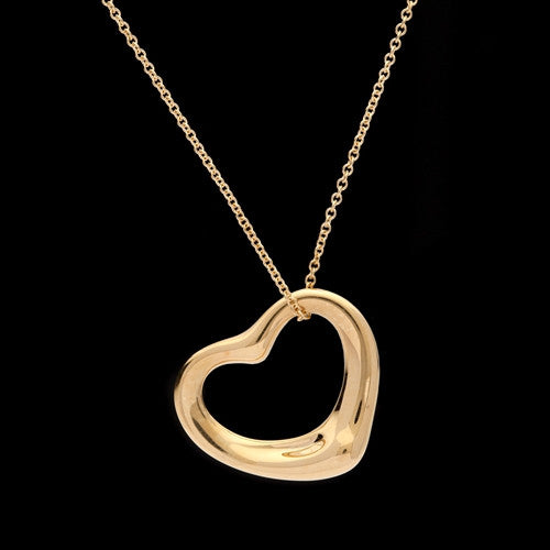 Tiffany & Co. 18Kt Peretti Open Heart Necklace