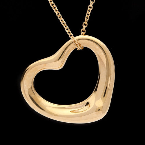 Tiffany & Co. 18Kt Peretti Open Heart Necklace