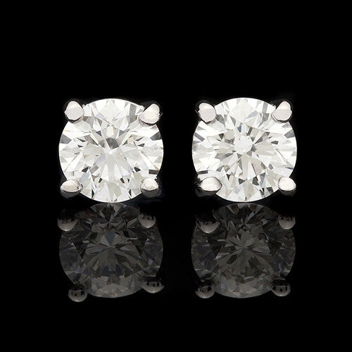 Tiffany & Co. 1.64ct tw Round Brilliant Diamond Studs