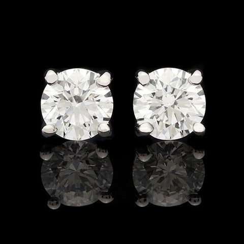 Tiffany & Co. 1.64ct tw Round Brilliant Diamond Studs