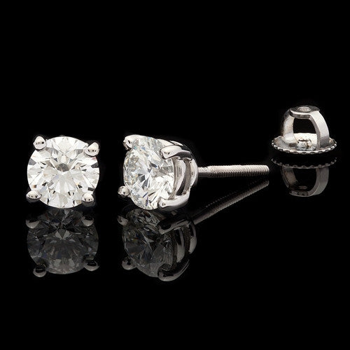 Tiffany & Co. 1.64ct tw Round Brilliant Diamond Studs