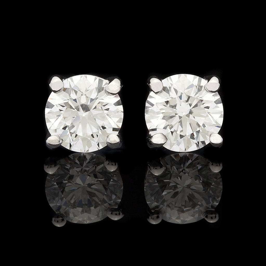 Extraordinary 5.0 carat GIA Diamond Stud Earrings