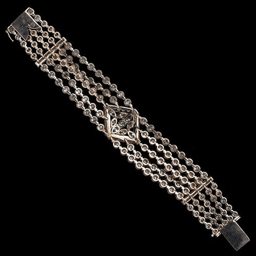 Estate 18.4ct tw Diamond 18Kt Bracelet