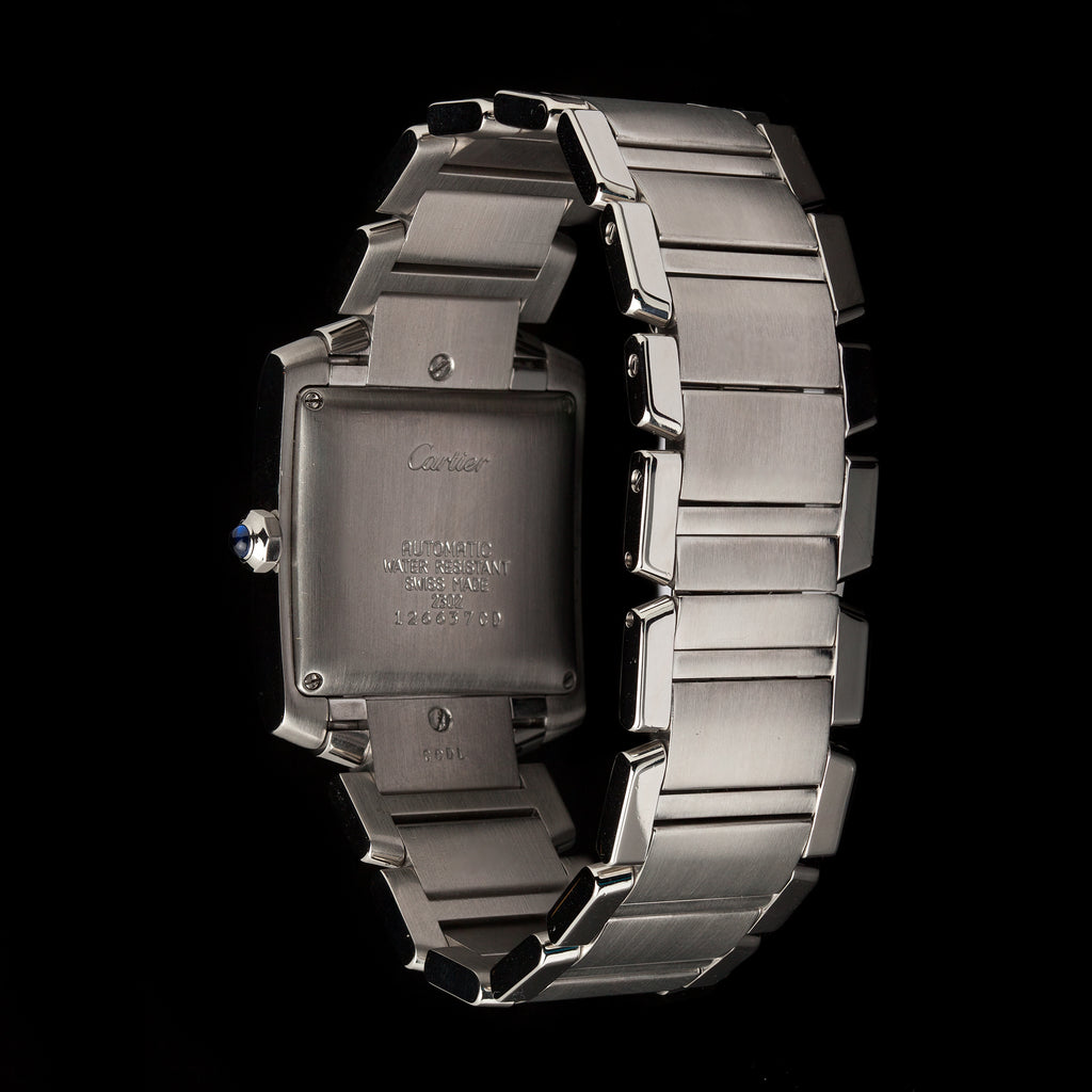 Cartier Stainless Steel Tank Francaise