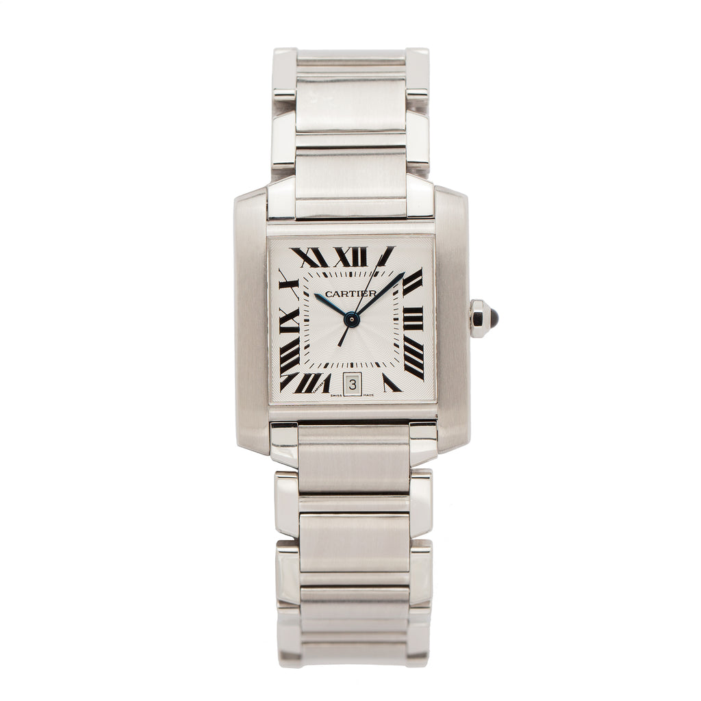 Cartier Stainless Steel Tank Francaise