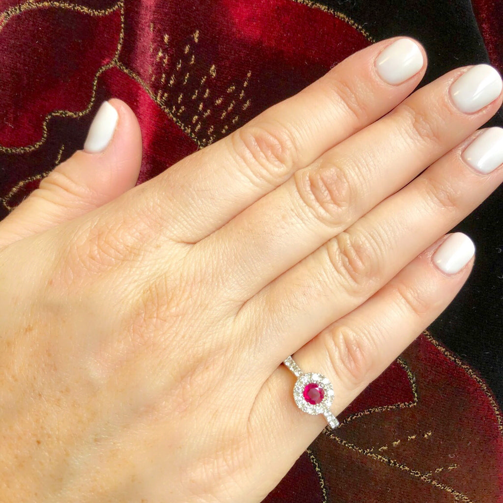 Favero Ruby & Diamond Ring