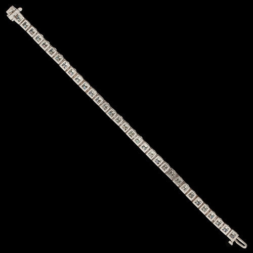 14.03ct tw Diamond Tennis Bracelet