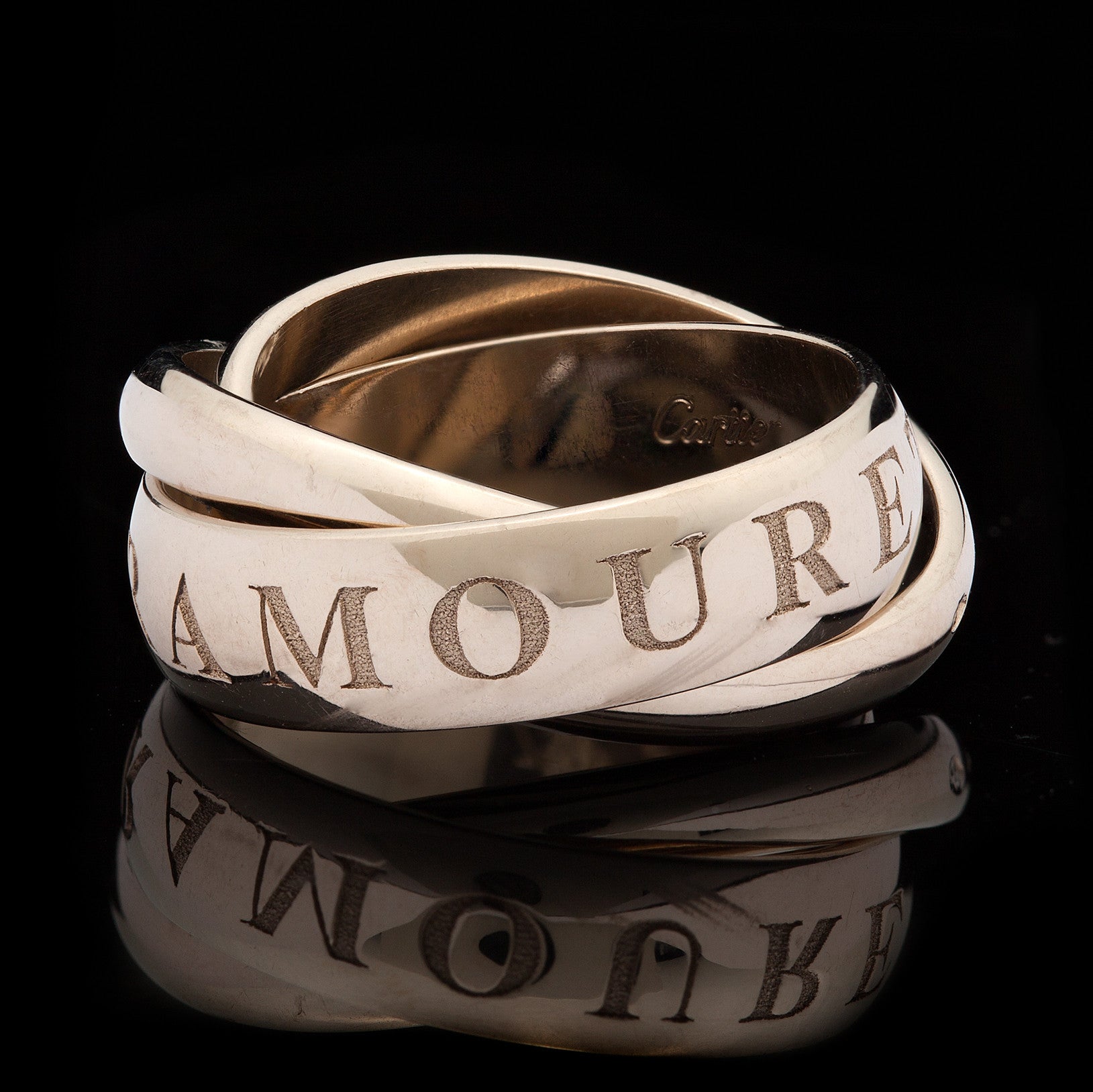 Cartier Limited Edition 18Kt Trinity Ring