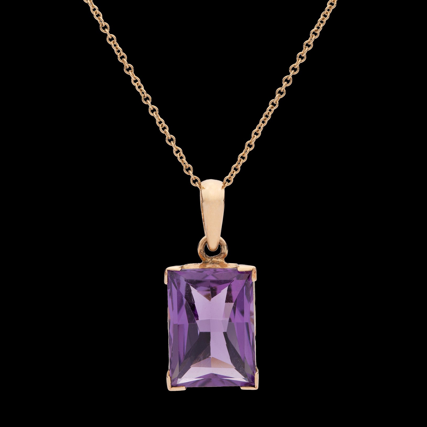 Amethyst tiffany necklace Clearance