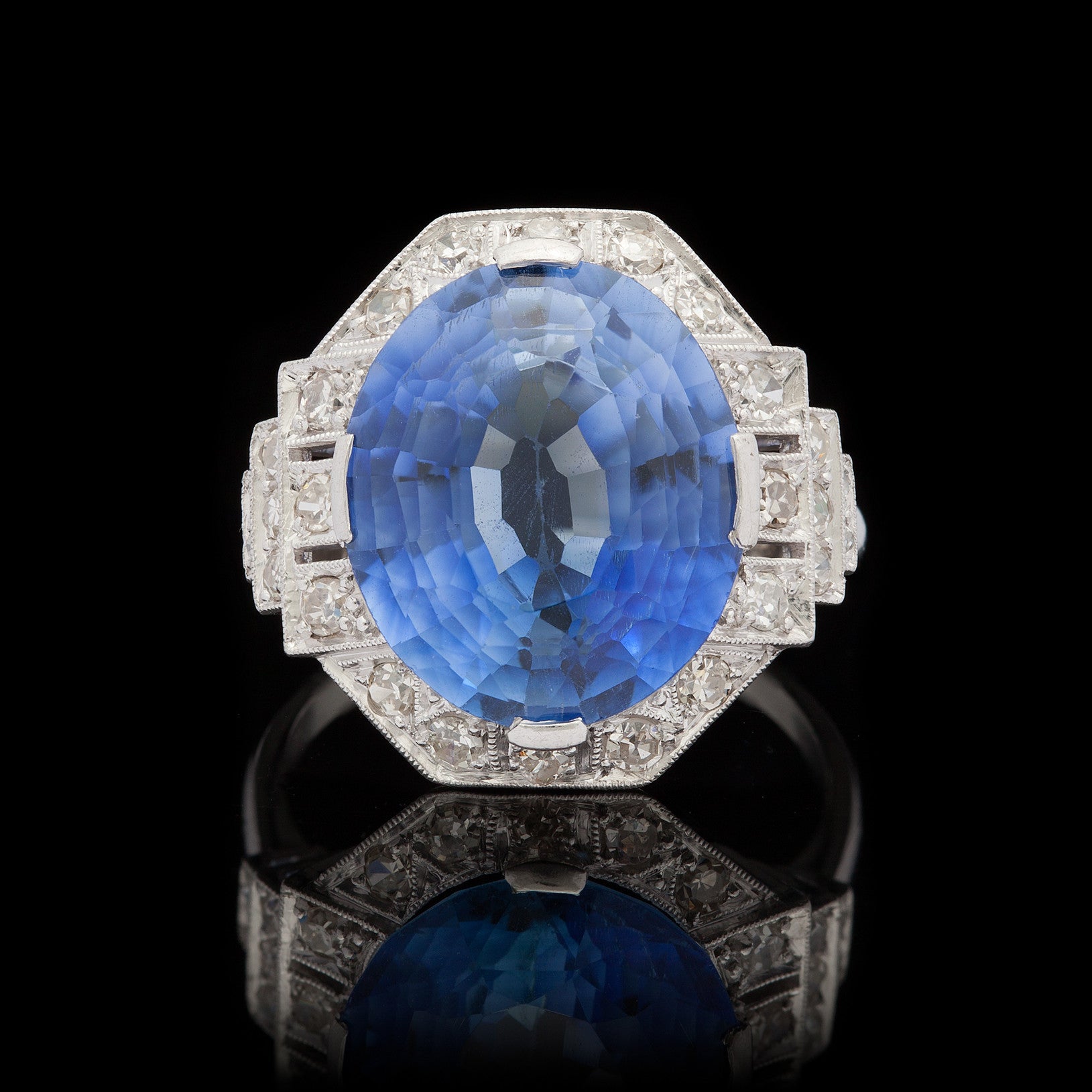 Low Cost Luxury 14K 0.41CT Diamond Sapphire Ring 55133 | Trinity Diamonds  Inc. | Tucson, AZ