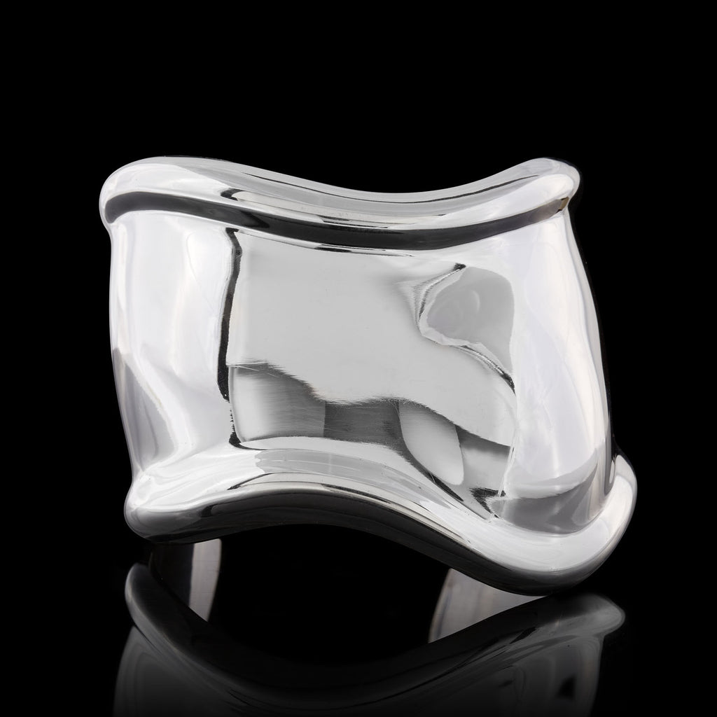 アクセサリー Tiffany \"Elsa Peretti Bone Cuff\" Elsa Peretti® medium Bone cuff in sterling silver, 61 mm