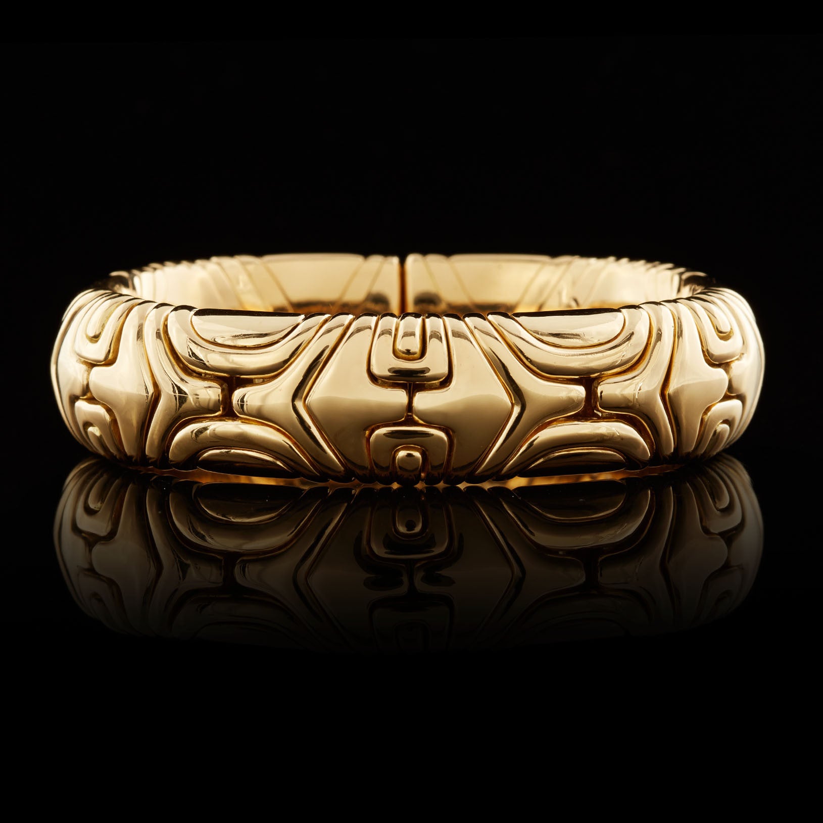 Bulgari Alveare 18Kt Gold Bracelet, Circa 1988 - 66mint Fine