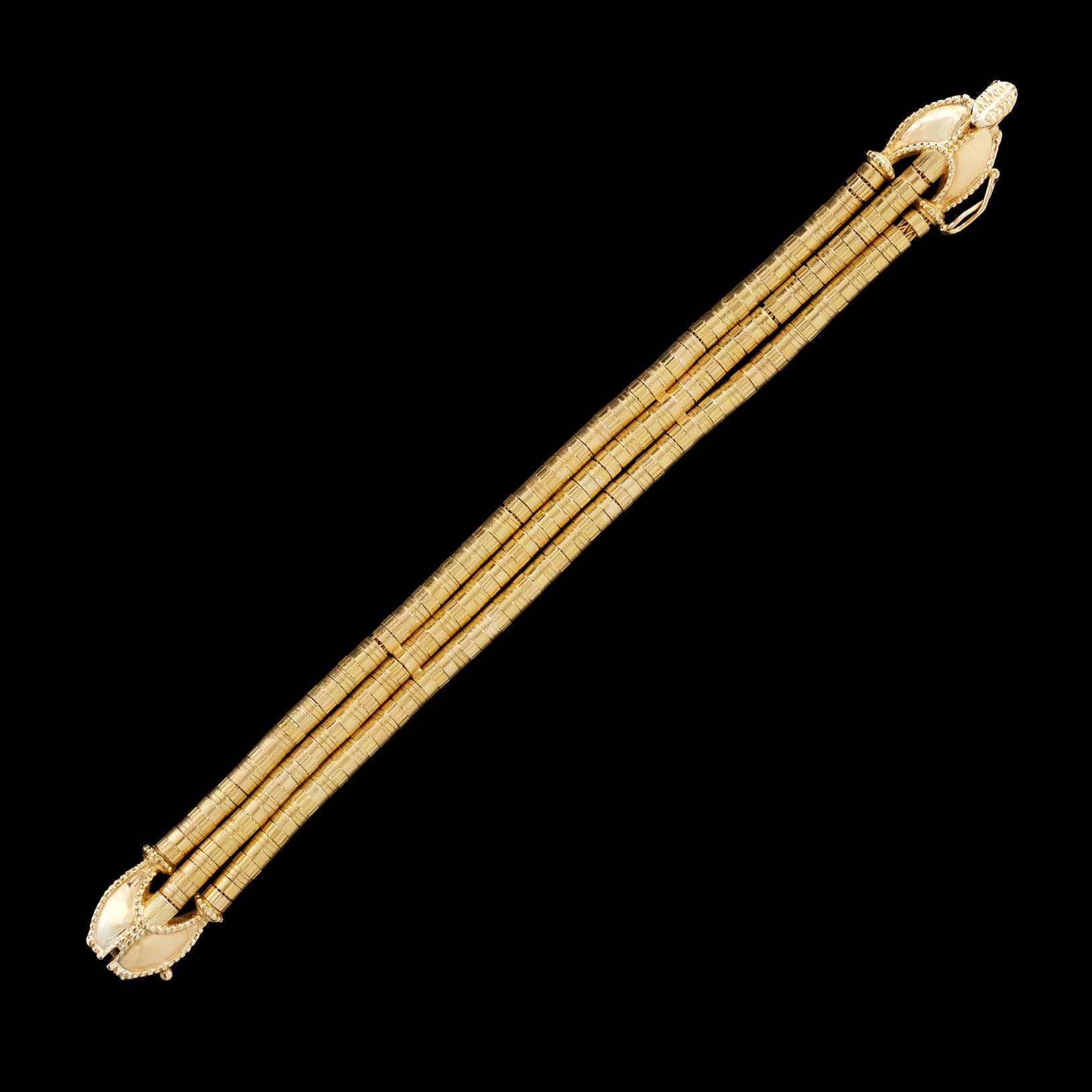 Lalaounis Helen of Troy Textured 18Kt Gold Bracelet - 66mint Fine