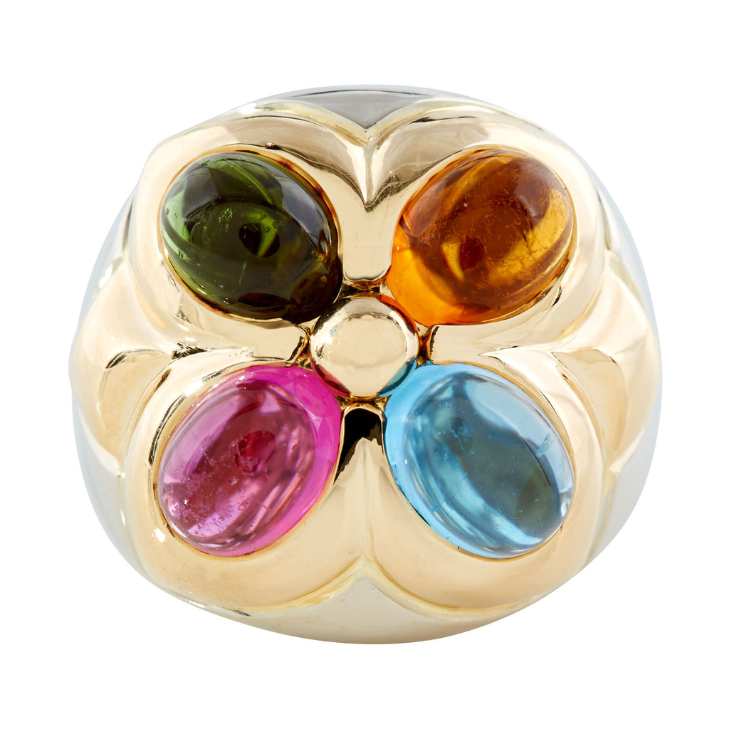 Bulgari Semi-Precious Gemstone Ring, Italy