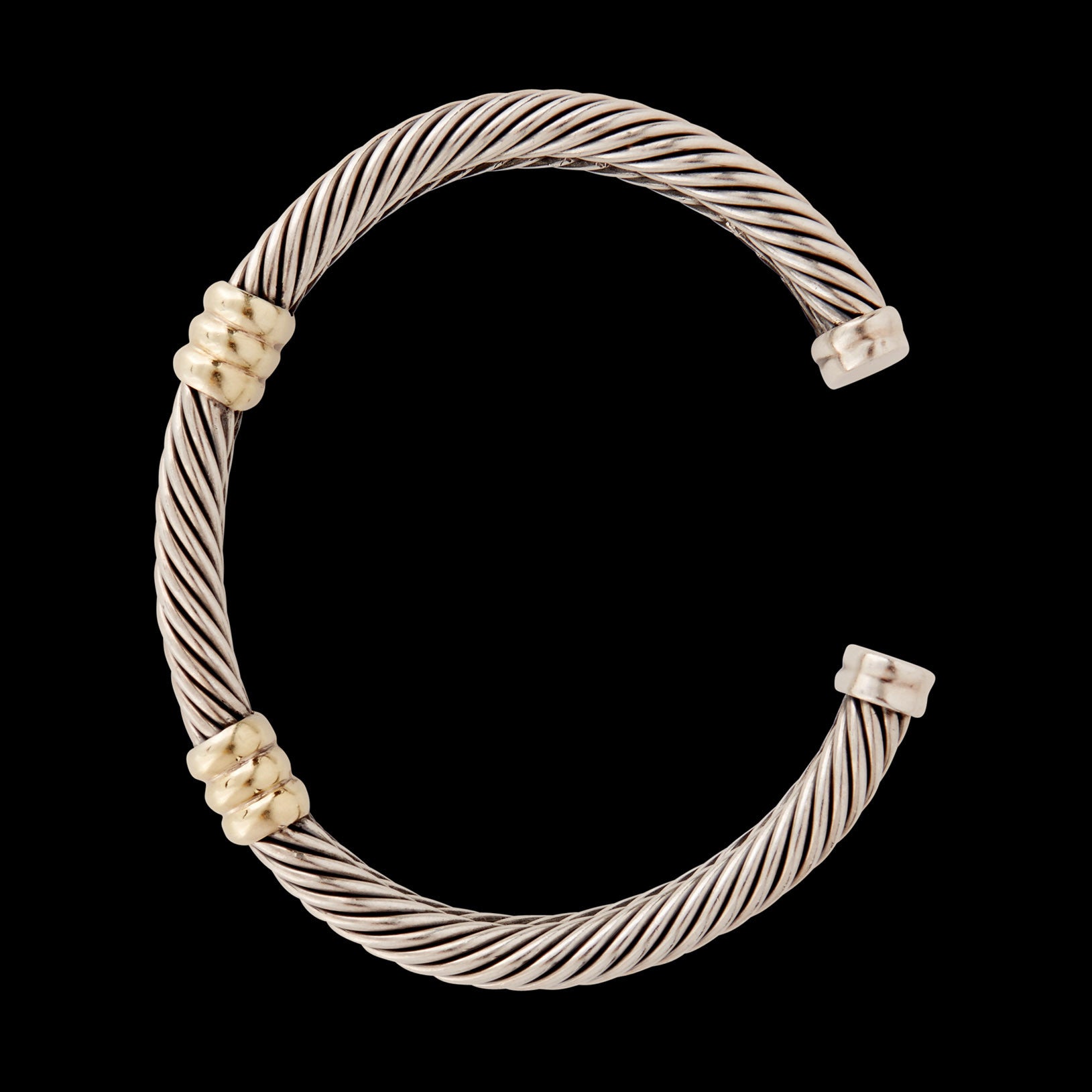 David Yurman Double Cable Cuff Bracelet