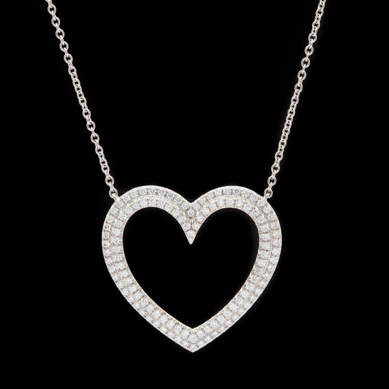 Tiffany Diamond Heart Pendant - Main Image