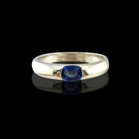 White Gold Sapphire Ring