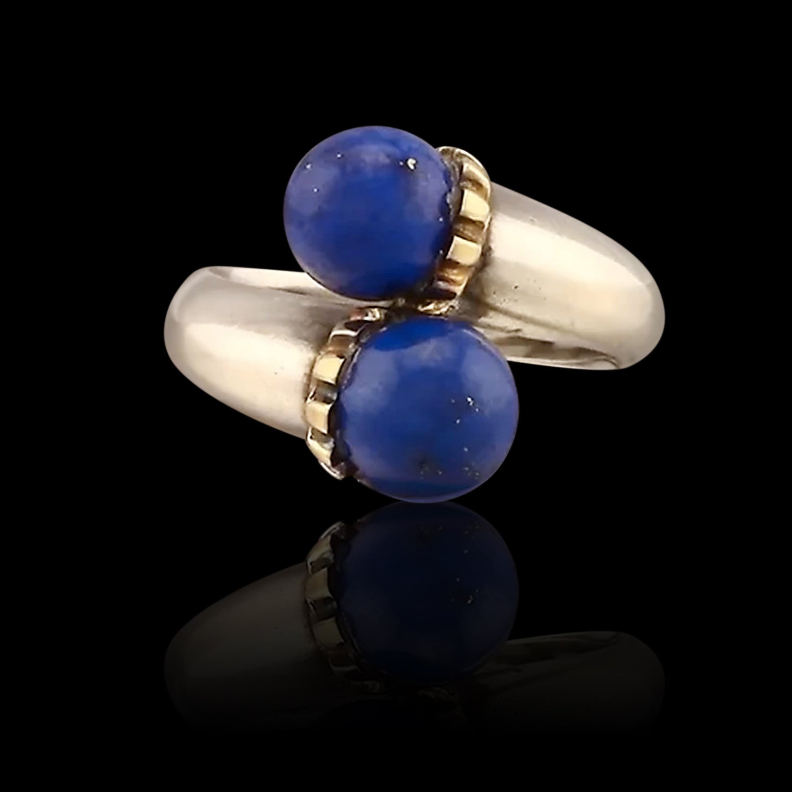 Estate Tiffany & Co. Lapis Bypass Ring - 66mint Fine Estate