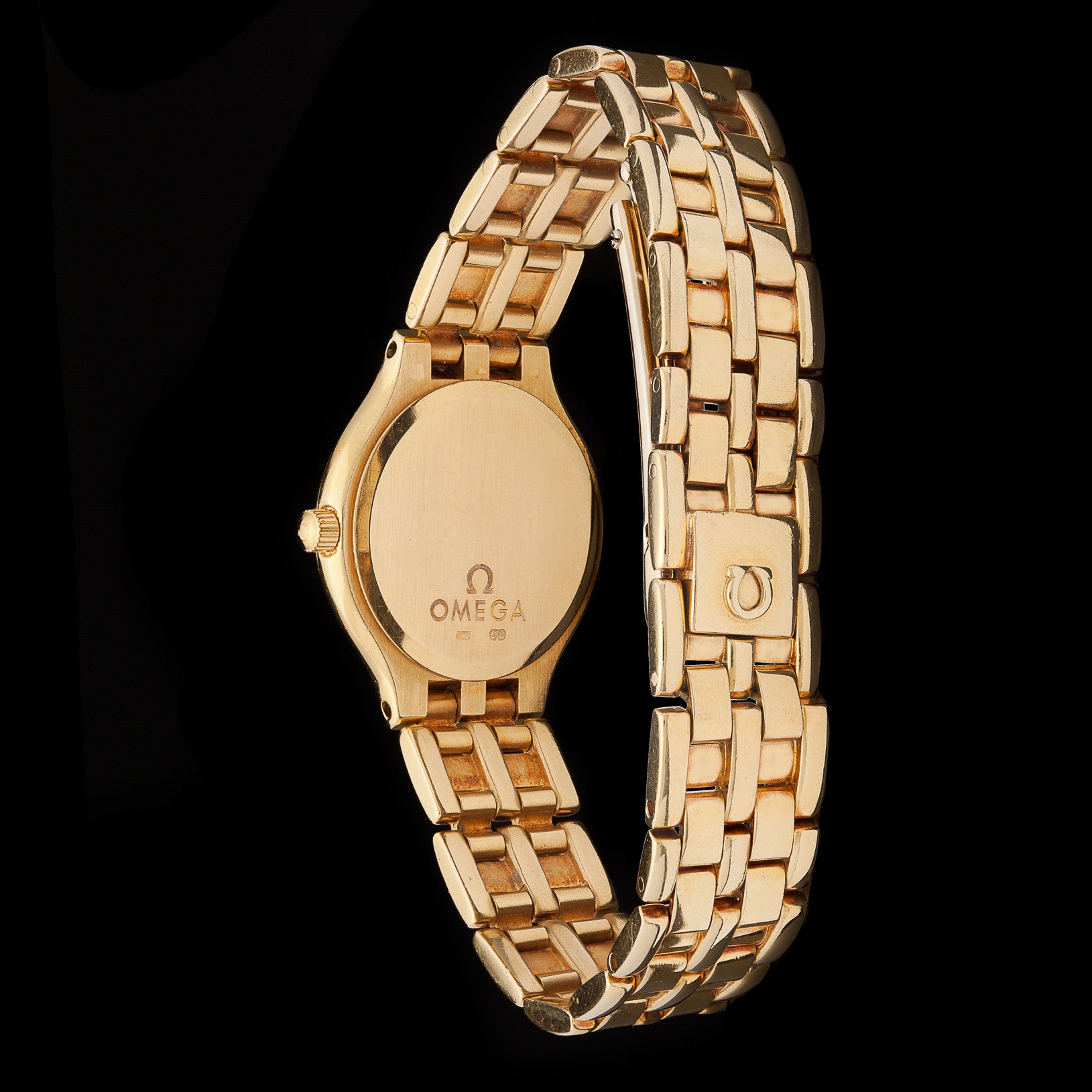 Ladies Omega 18Kt Gold Watch - 66mint Fine Estate Jewelry