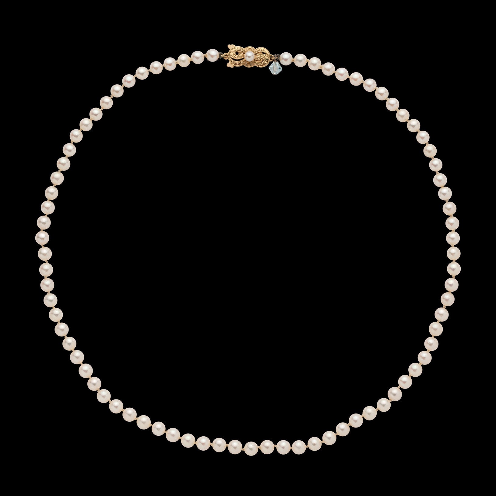 Mikimoto Cultured Pearl Necklace 66mint Fine Estate Jewelry