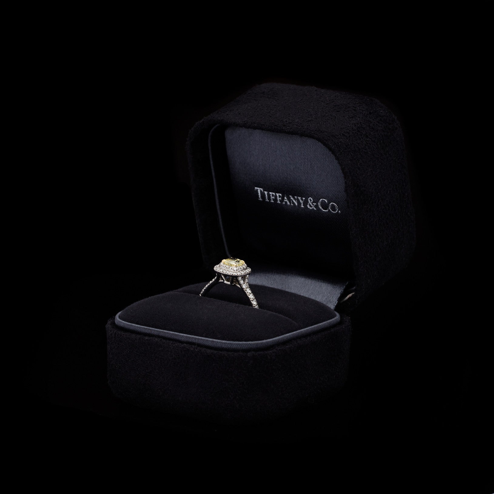 Tiffany & Co. Fancy Intense Yellow Diamond Ring - 66mint Fine Estate Jewelry
