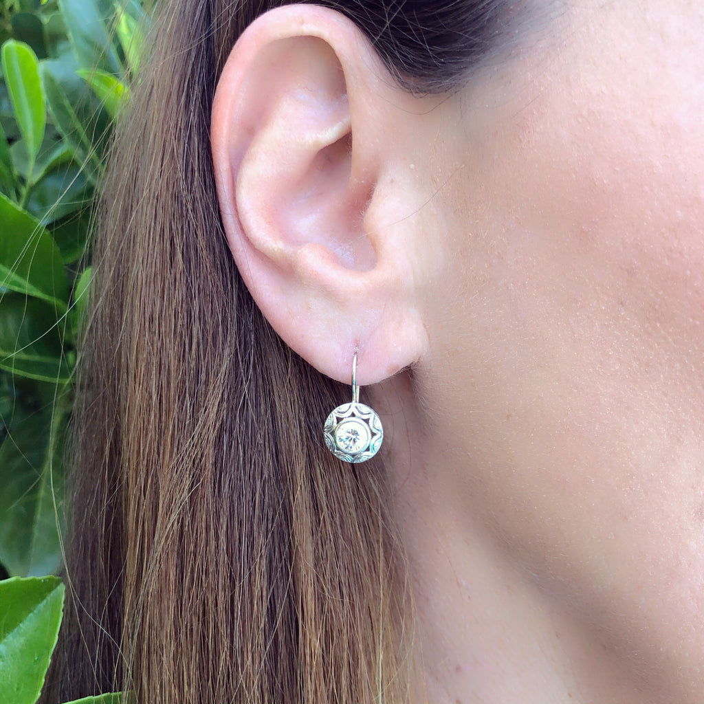 1.56ct tw GIA Colorless Diamond Drop Earrings