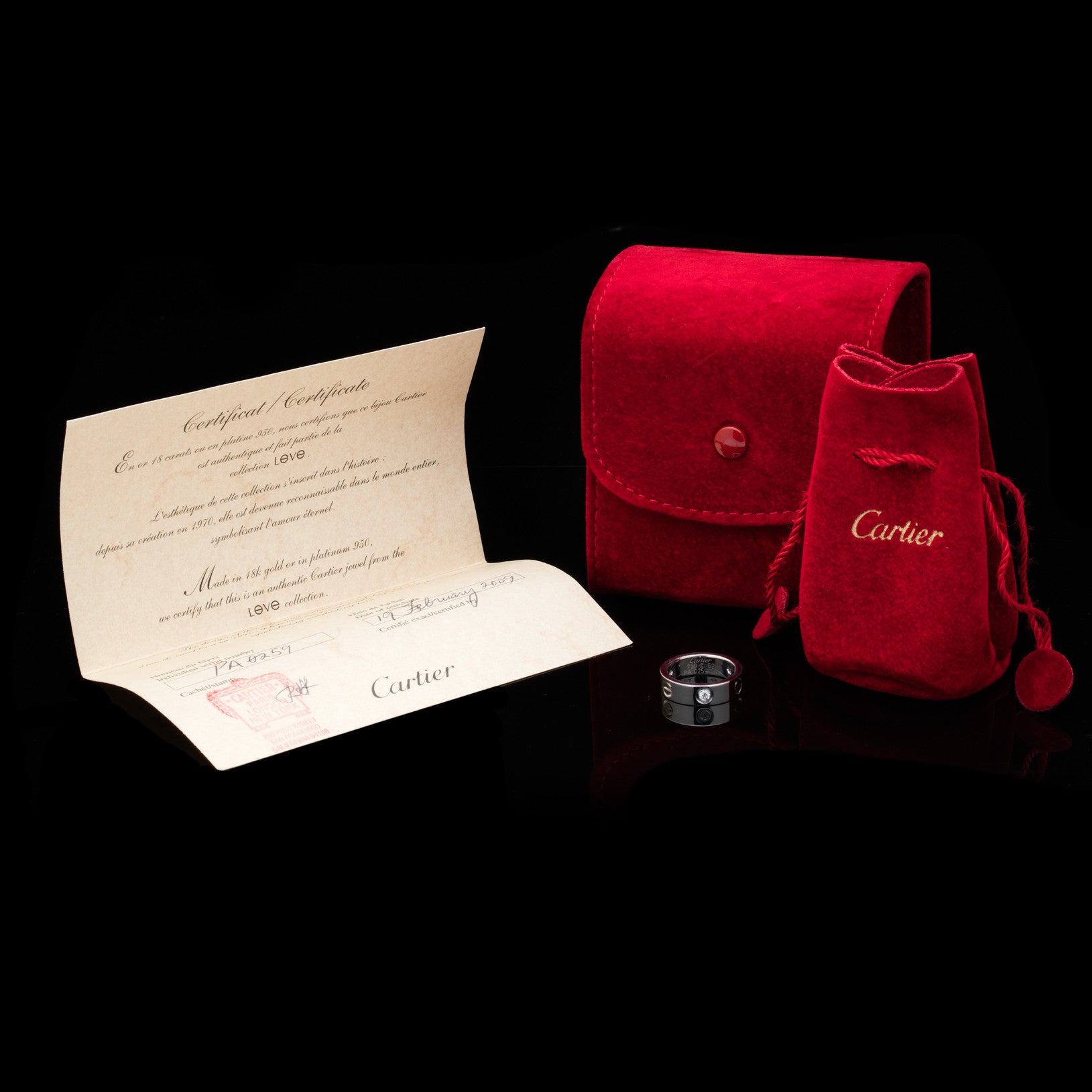 Cartier Authentic Designer Paper Bag