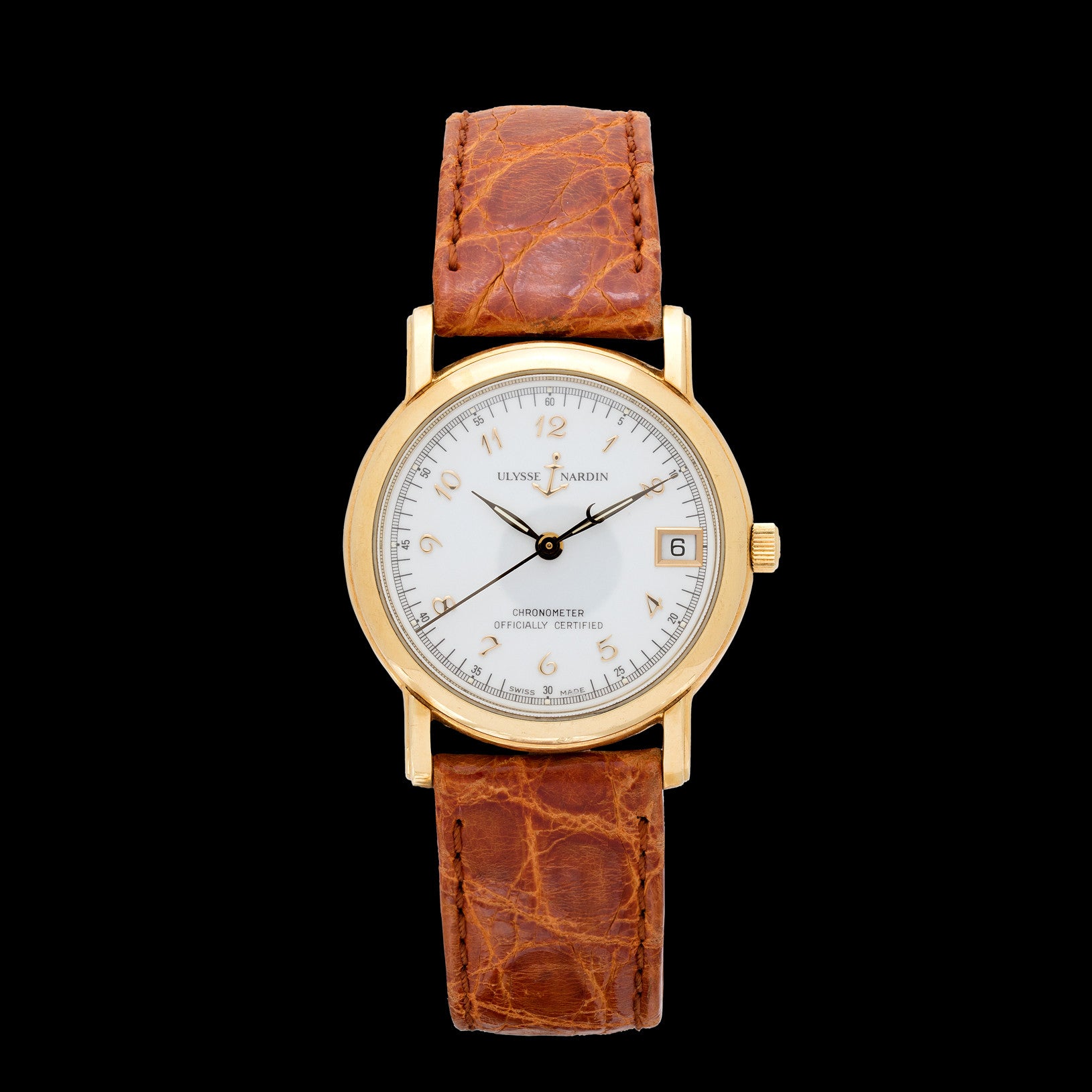 Ulysse Nardin San Marco Yellow Gold Chronometer Watch