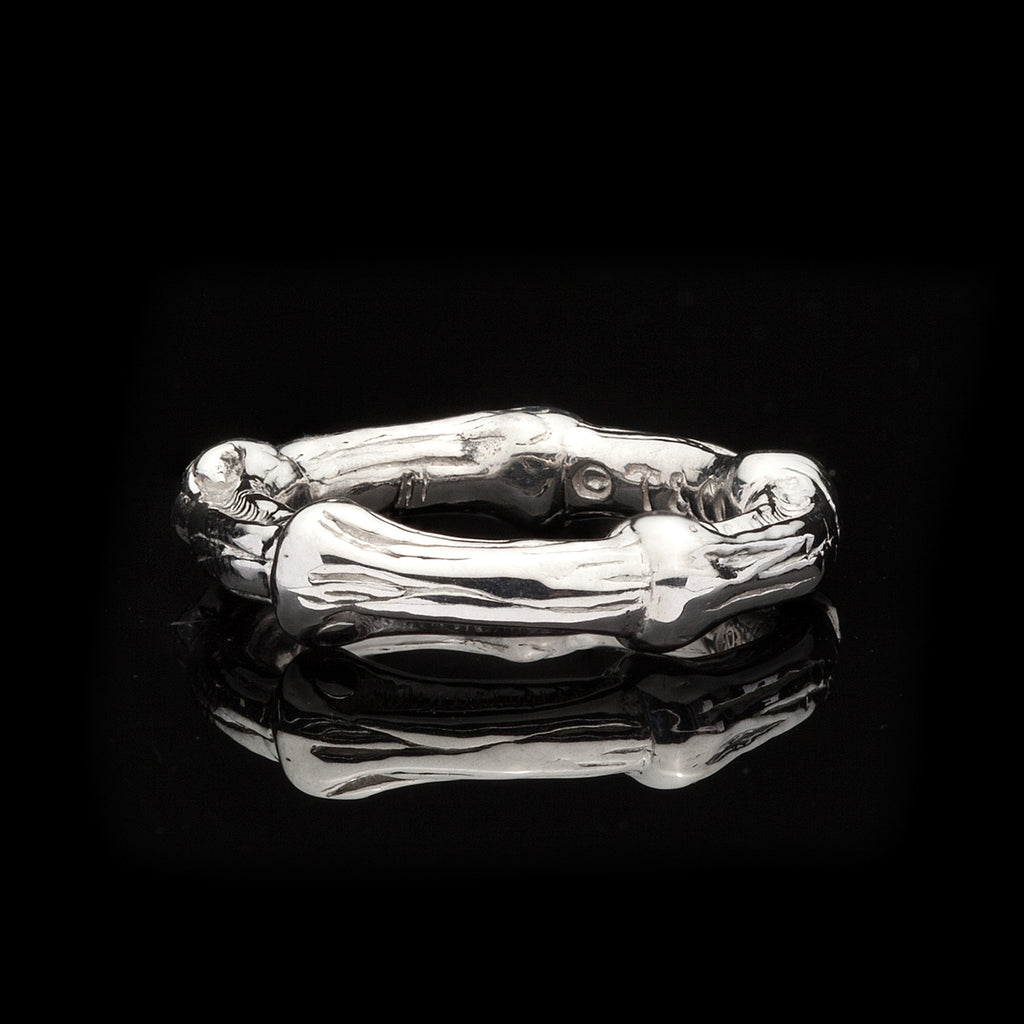 Tiffany & Co. Sterling Silver Bamboo Ring