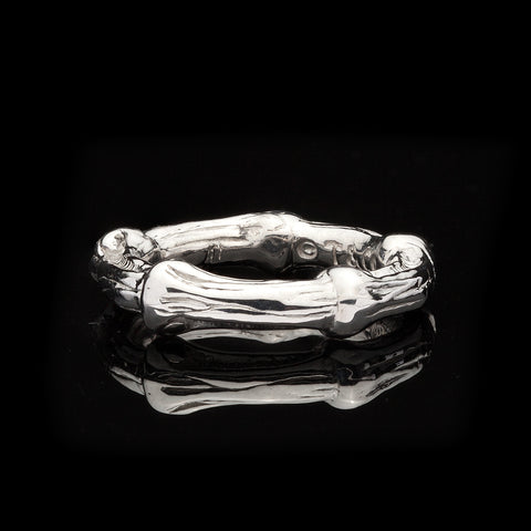 Tiffany & Co. Sterling Silver Bamboo Ring