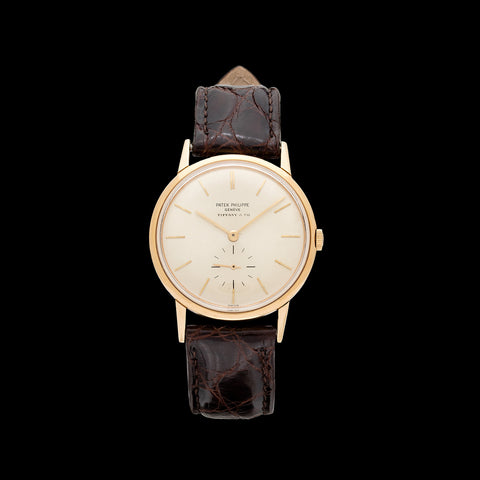 Vintage Patek Philippe Calatrava for Tiffany & Co. 18k Gold Watch