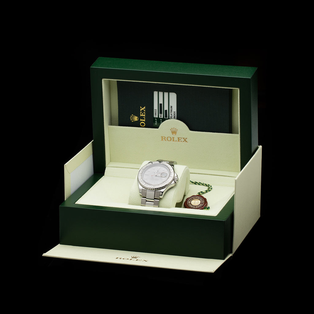 Rolex 16622 Yacht-Master 40 mm Steel Platinum Wristwatch