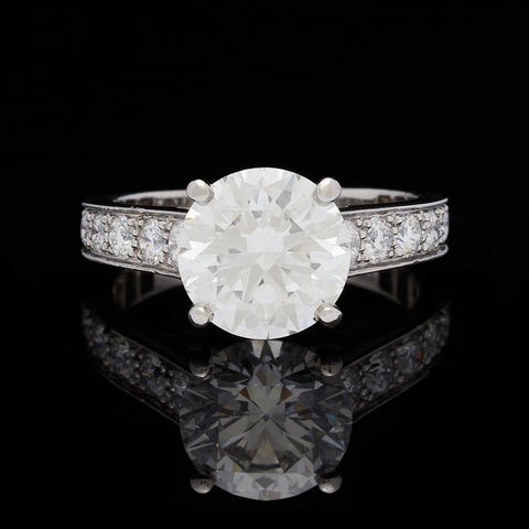 Cartier Solitaire 1895 Diamond Platinum Engagement Ring