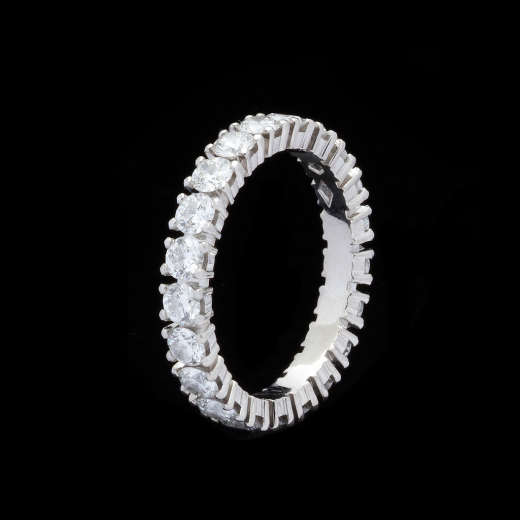 Cartier 1.44 ct tw Diamond Platinum Eternity Band Ring