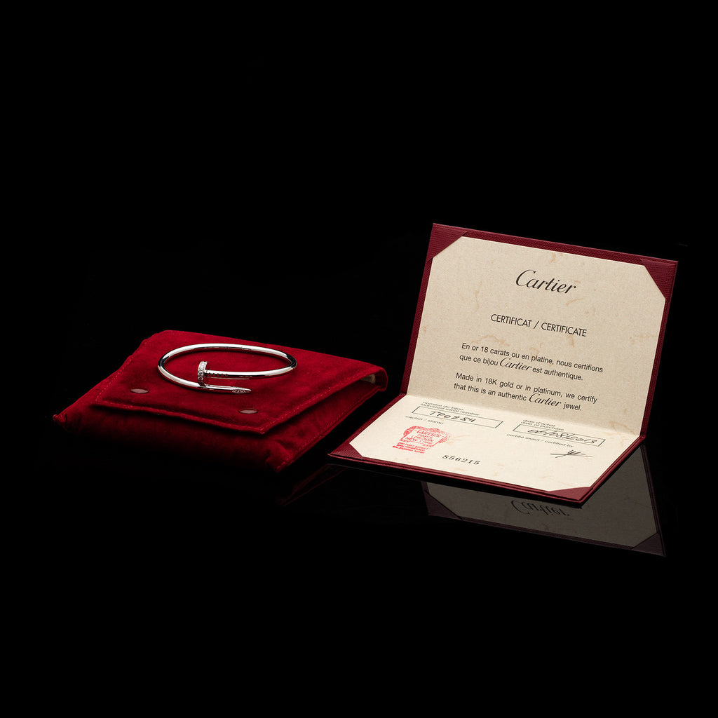 Cartier Juste Un Clou Diamond Gold Bracelet 17 cm