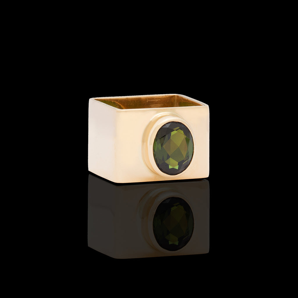 Cartier Dinh Van Tourmaline Gold Ring