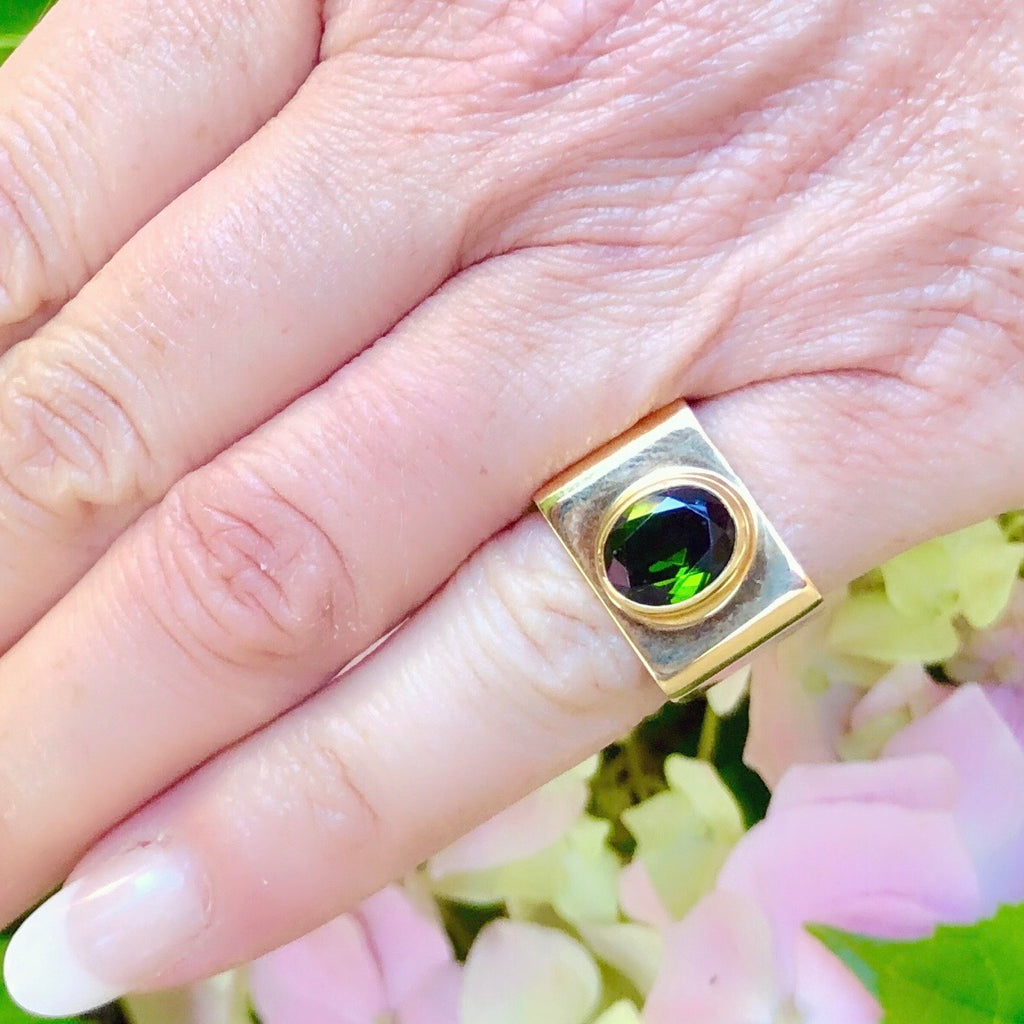 Cartier Dinh Van Tourmaline Gold Ring