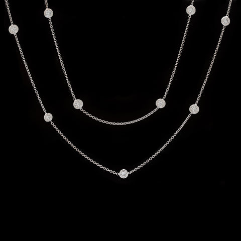 36" Diamonds by the Yard Gold Necklace