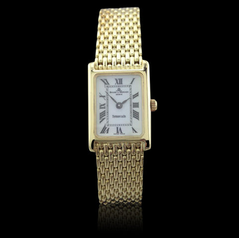 Baume & Mercier for Tiffany & Co. 14k Yellow Gold Ladies Watch
